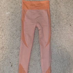 Pink workout leggings